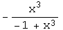 -x^3/(-1 + x^3)