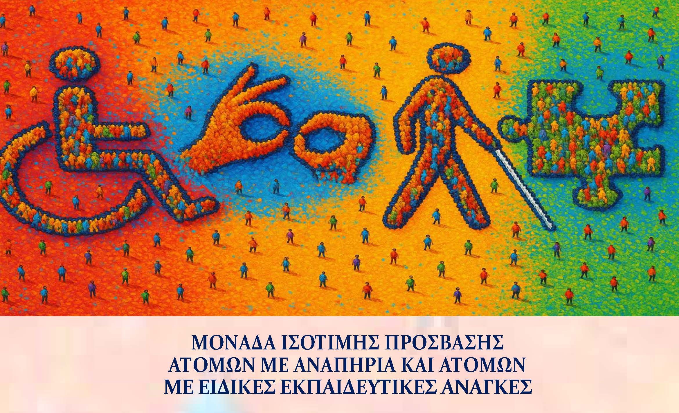 ΜΟΝΑΔΑ ΙΣΟΤΙΜΗΣ ΠΡΟΣΒΑΣΗΣ ΑΤΟΜΩΝ ΜΕ ΑΝΑΠΗΡΙΑ ΚΑΙ ΑΤΟΜΩΝ ΜΕ ΕΙΔΙΚΕΣ ΕΚΠΑΙΔΕΥΤΙΚΕΣ ΑΝΑΓΚΕΣ